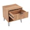 Manhattan Comfort DUMBO 1.0 Nightstand in Golden Brown, 2PK 2-NS001-GB - alternate 7